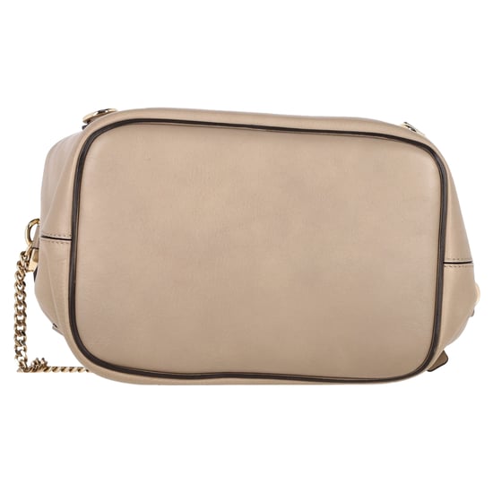 Chloé Faye Backpack in Beige Leather and Suede - Image 4