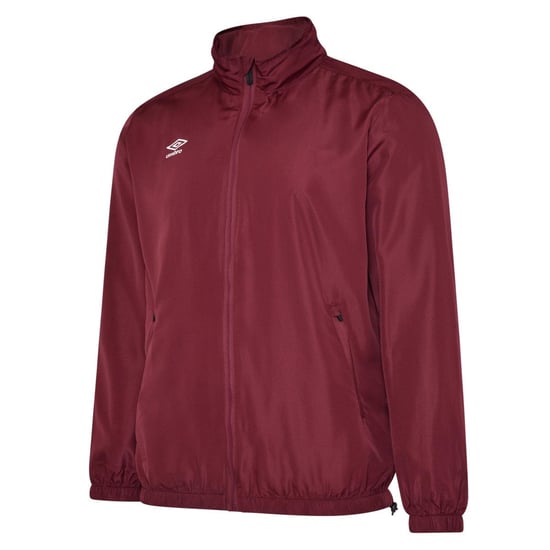 Umbro Mens Club Essential Light Waterproof Jacket (New Claret)
