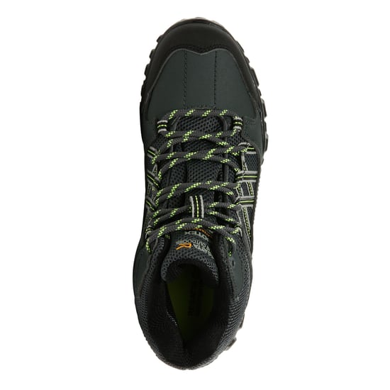 Regatta Childrens/Kids Edgepoint Boots (Briar Grey/Electric Lime) - Image 5