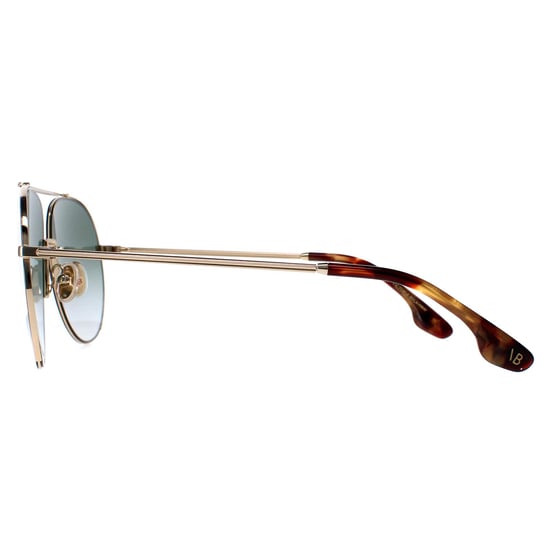 Victoria Beckham Aviator Womens Gold Green Gradient VB213S