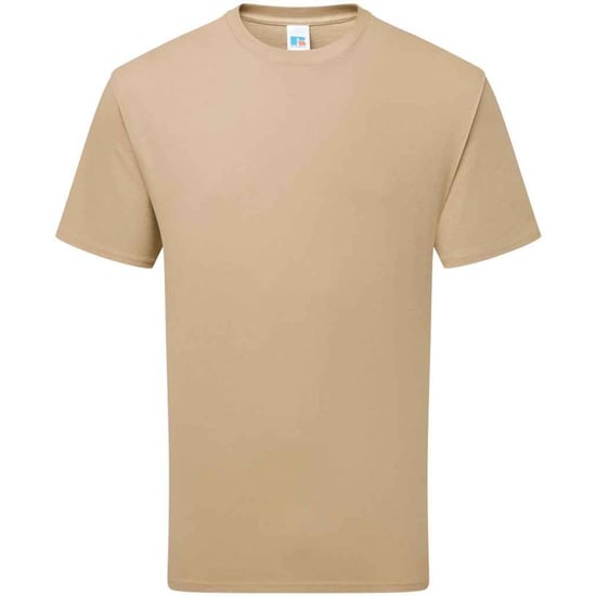 Russell Mens Ringspun Cotton Classic T-Shirt (Tan) - Image 1