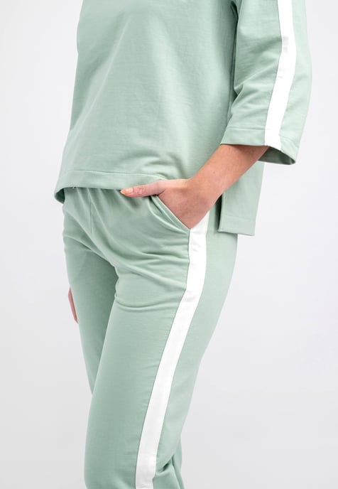 Tom Barron Ladies Half-short sleeve Tracksuit with Embroidery Detailing