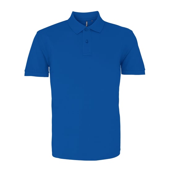 Asquith & Fox Mens Plain Short Sleeve Polo Shirt (Bright Royal) - Image 1