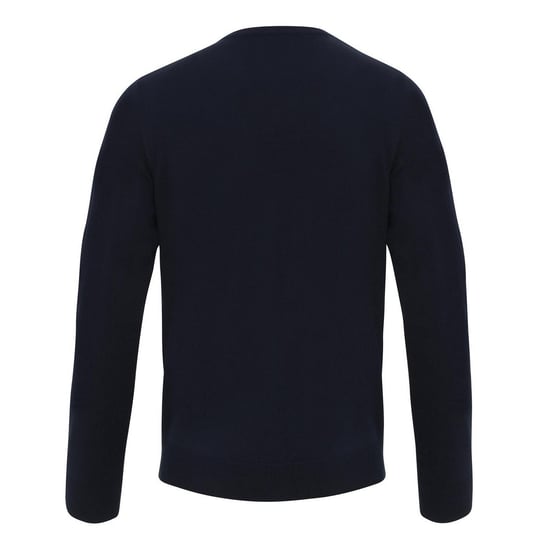 Premier Mens Essential Acrylic V Neck Sweatshirt (Navy) - Image 2
