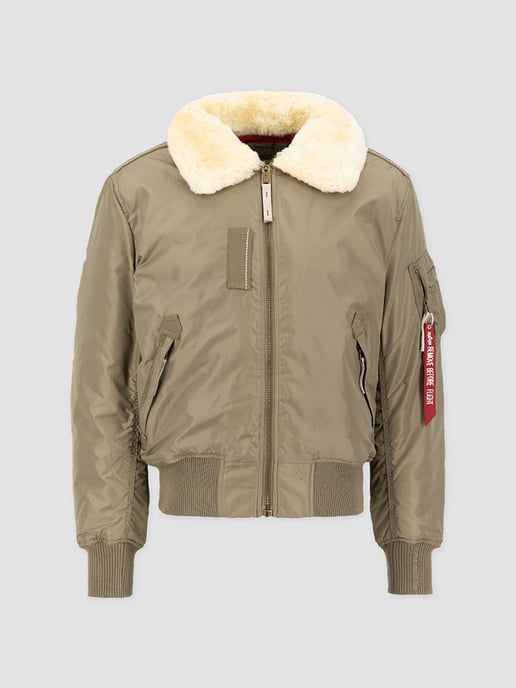 Chaqueta de vuelo Injector III para hombre de Alpha Industries en verde - Image 3