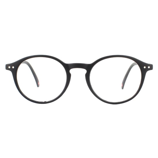Montana Redondo Negro Mate Montura de Gafas Unisex para Mujeres - Image 1