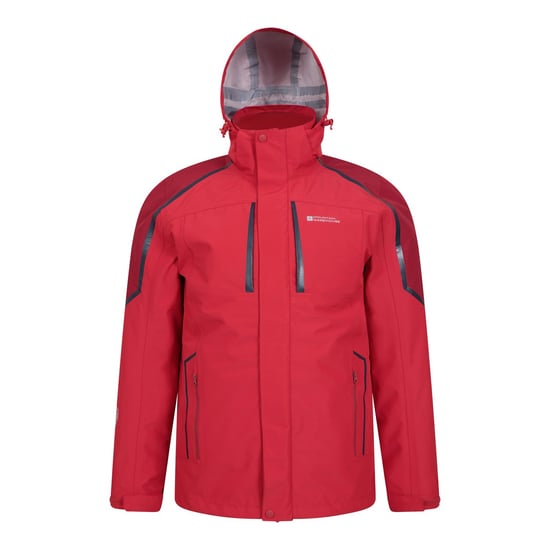 Mountain Warehouse Mens Zenith Extreme III 3 in 1 Padded Jacket (Red)
