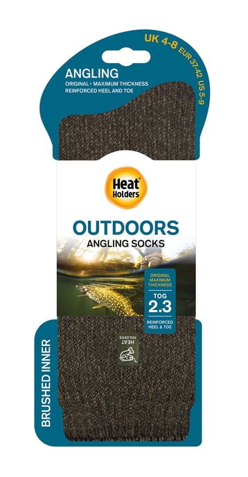 Calcetines de Pesca Térmicos para Hombre hasta la Rodilla | Heat Holders | Calcetines Largos para Exterior de Invierno - Verde Bosque - Image 2