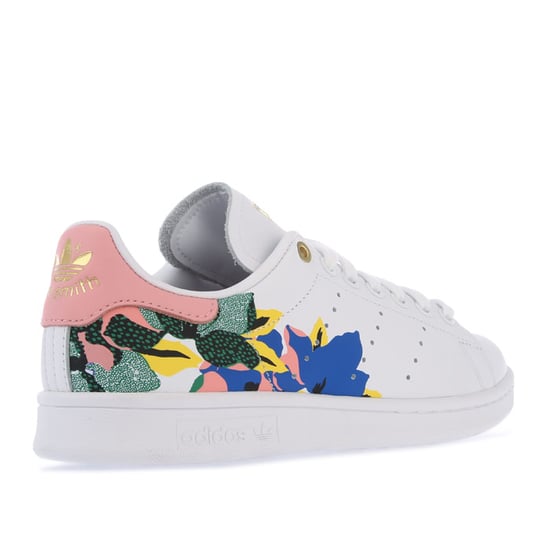 Adidas Stan Smith Lace-up White Smooth Leather Womens Entrenadores FW2522 - Image 2