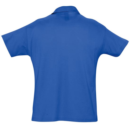 SOLS Mens Summer II Pique Short Sleeve Polo Shirt (Royal Blue) - Image 2