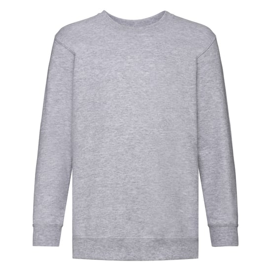 Fruit Of The Loom Childrens Unisex Set In Sleeve Sweatshirt (Heather Grey) - Image 1