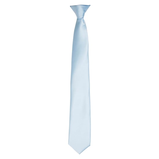 Premier Unisex Adult Satin Tie (Light Blue) - Image 1