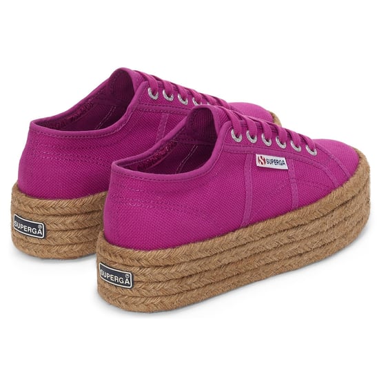 Superga 2790 Rope 100% Cotton Women's Violet Purple Trainers - Image 2