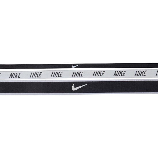 Nike Unisex Adult Headband Set (Pack of 3) (Black/White) - Image 2
