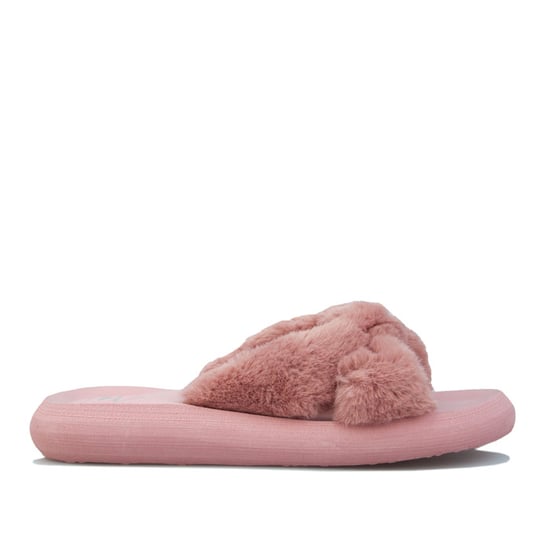 Women's Rocket Dog Slade Faux Fur Slippers in Rose