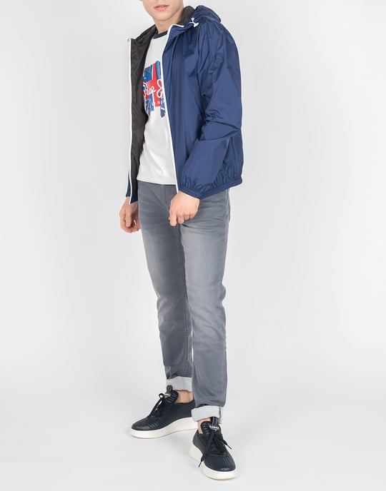 Invicta Chaqueta del hombre Blanco, azul oscuro - Image 2