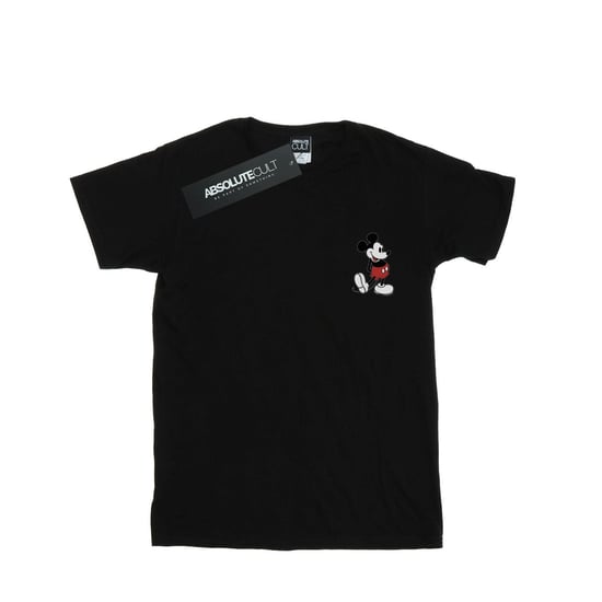 Disney Mens Mickey Mouse Kickin Retro Chest T-Shirt (Black) - Image 1