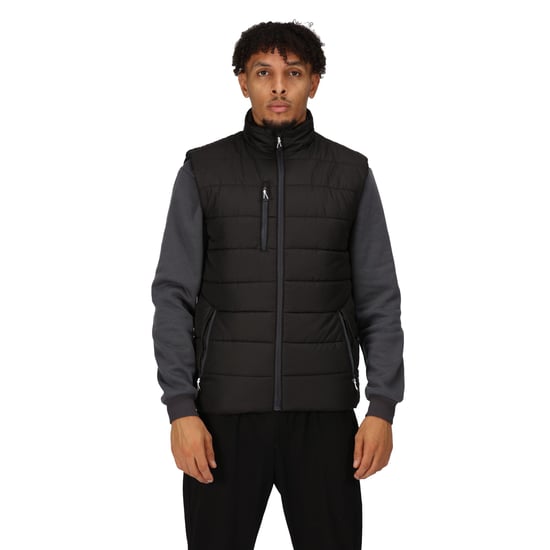 Regatta Mens Navigate Thermal Body Warmer (Black/Seal Grey)