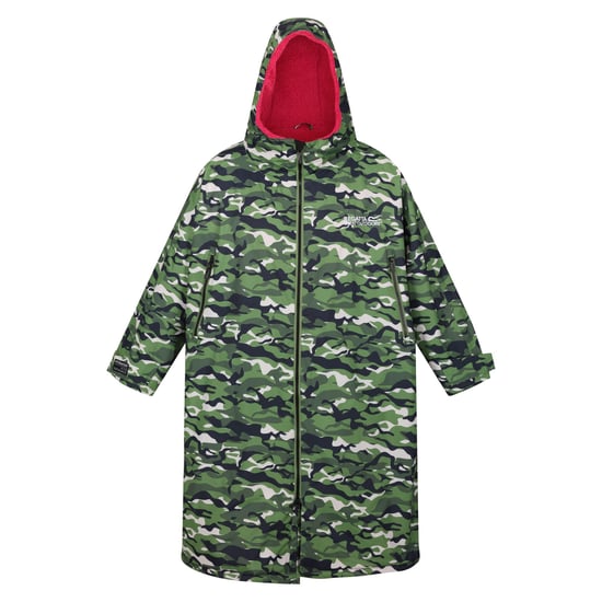 Regatta Unisex Adult Camouflage Oversized Changing Robe (Cactus Green)