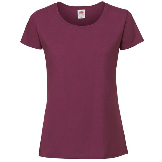Fruit Of The Loom Womens/Ladies Ringspun Premium T-Shirt (Oxblood) - Image 1