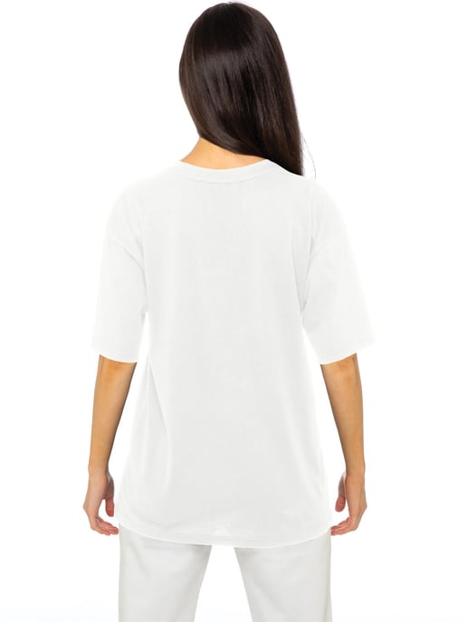 Camiseta oversize con estampado Enzo para mujer - Image 3