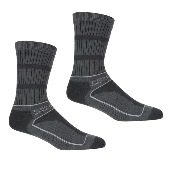 Regatta Womens/Ladies Samaris 3 Season Boot Socks (Briar Grey/Light Steel) - Image 1