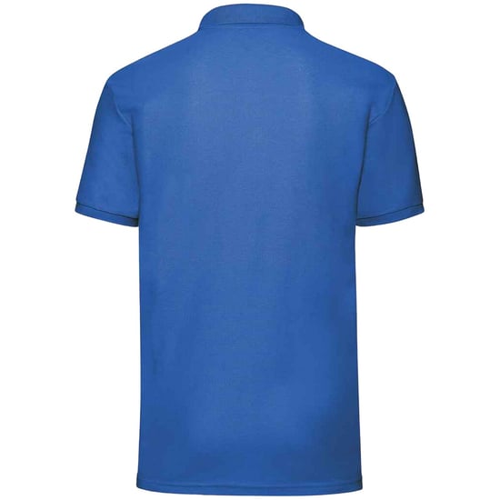 Fruit of the Loom Mens 65/35 Polo Shirt (Royal Blue) - Image 2
