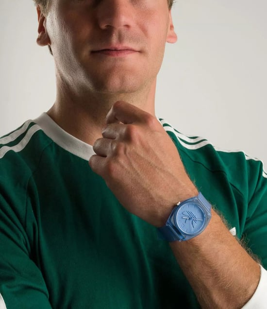 Adidas Originals Street Project Two Unisex's Blue Watch AOST22031 - Image 5