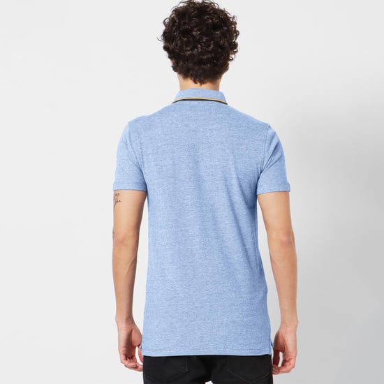 Jack & Jones Men's Logo Polo Shirt, Short-Sleeved, Casual