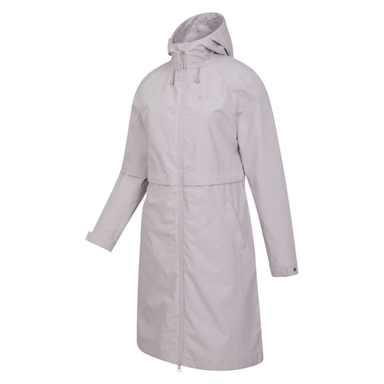 Mountain Warehouse Womens/Ladies Hilltop Extra Long Waterproof Jacket (Light Beige) - Image 3