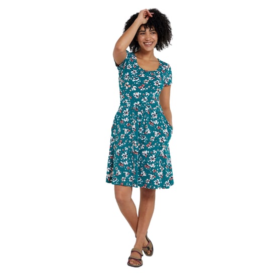 Mountain Warehouse Womens/Ladies Orchid UV Protection Midi Dress (Teal) - Image 1