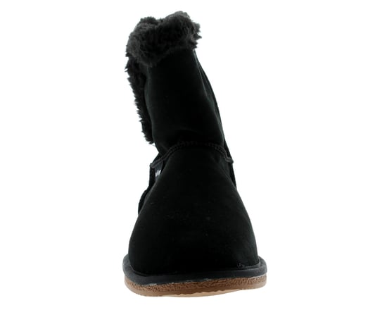 Hush Puppies Womens Boots Ankle Ashleigh Leather Slip On black - Image 3