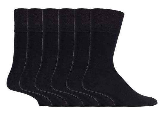 Tienda de Calcetines Gentle Grip - 6 Pares de Calcetines de Bambú No Elásticos para Hombre - SOMRM01 - Image 1
