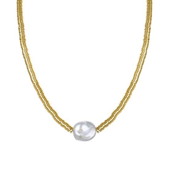Collar Luxenter  de Hematite Dorado acabado en oro amarillo de 18K - Siever - Image 1