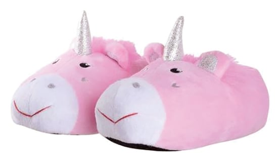 Zapatillas de Peluche Unicornio Rosa para Niños | Regalo para Ella | Navidad - Rosa - Image 1