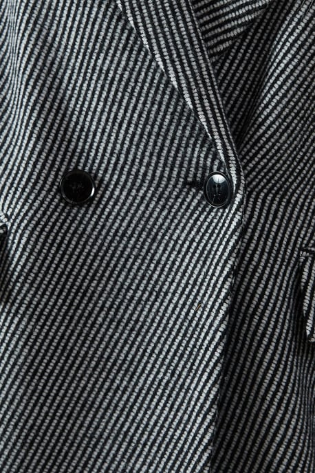 Wool Look Textured Coat