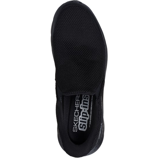 Skechers GO WALK Flex Ojai Textile Men's Black Trainers - Image 3