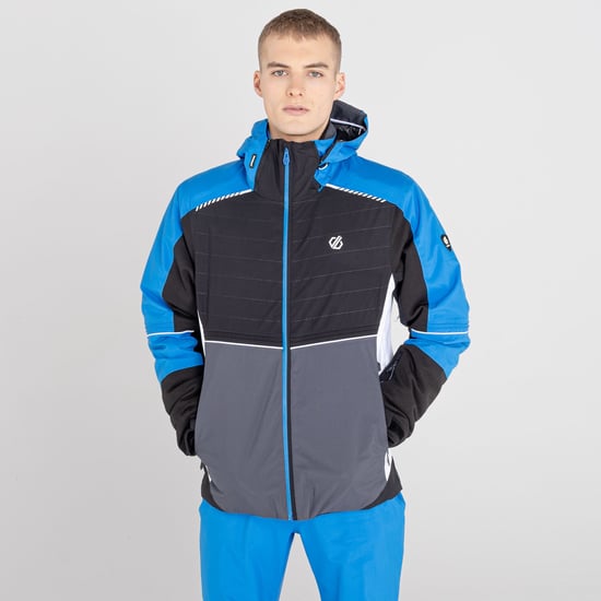 Dare 2B Mens Catch On Recycled Ski Jacket (Athletic Blue/Black) - Image 4
