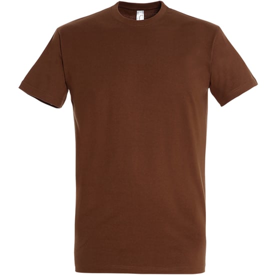 SOLS Mens Imperial Heavyweight Short Sleeve T-Shirt (Earth) - Image 1