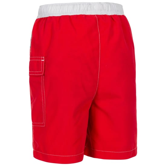 Trespass Childrens/Kids Depths Swim Shorts (Red) - Image 2