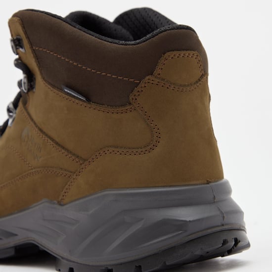 North Ridge Men's Rambler Waterproof LeatherWalking & Hiking Mid Boots