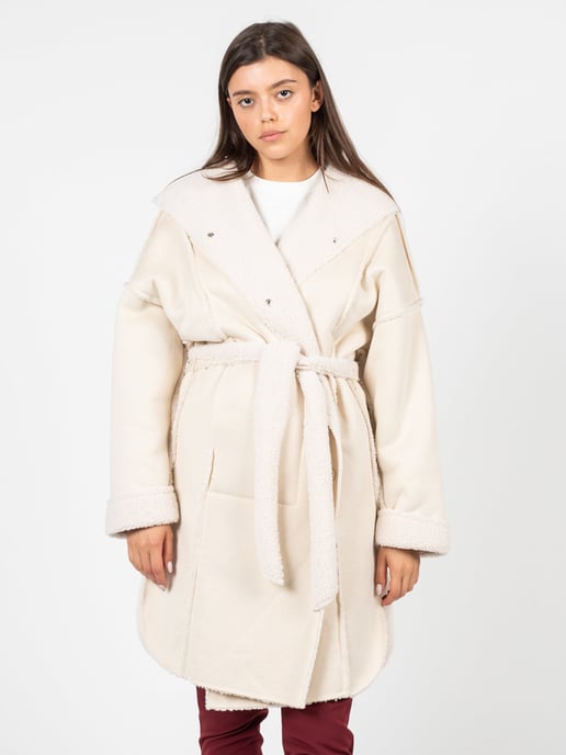 Liu Jo Abrigo de mujer beige - Image 3