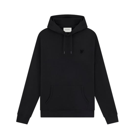 Lyle & Scott Tonal Eagle Logo sudadera con capucha negra - Image 1