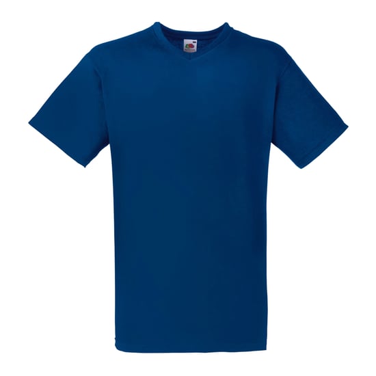 Fruit Of The Loom Mens Valueweight V-Neck, Short Sleeve T-Shirt (Navy) - Image 1