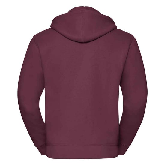 Russell Mens Authentic Hooded Sweatshirt (Burgundy) - Image 2