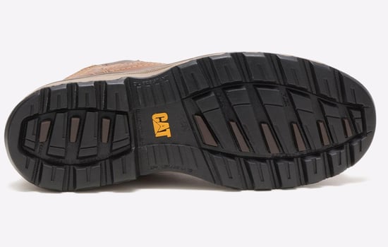 Caterpillar Pelton Leather Safety Boots Mens - Image 5
