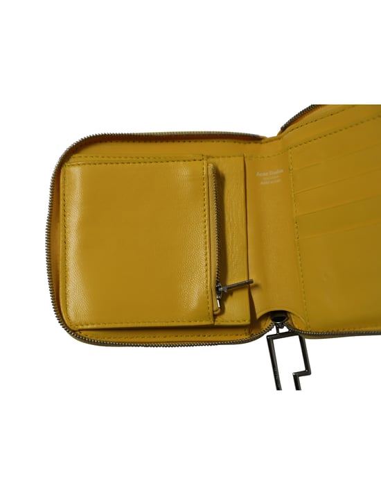 Acne Studios Zipped Wallet in Blue Leather - Image 5