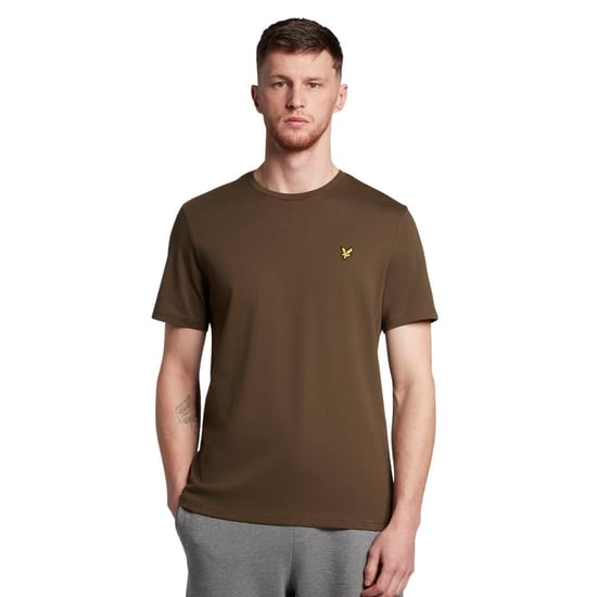 Olijf T-shirt met Lyle & Scott-logo op de borst - Image 4
