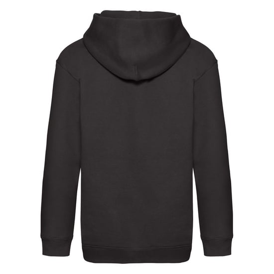 Fruit of the Loom Childrens/Kids Premium Hooded Sweatshirt (Black) - Image 2