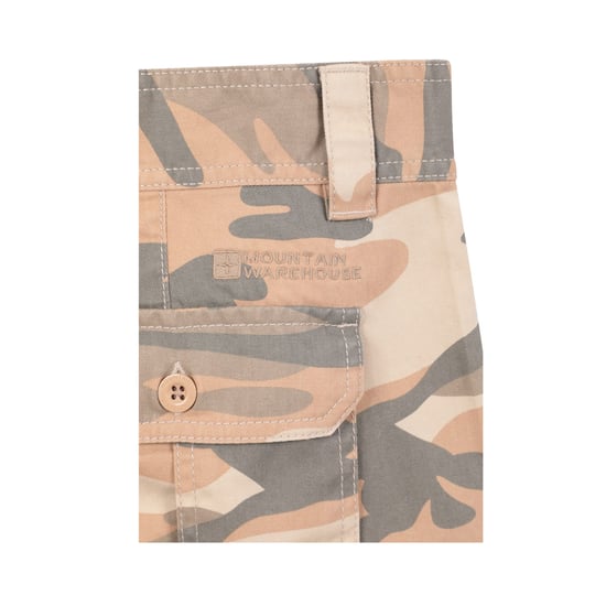 Mountain Warehouse Mens Camo Cargo Shorts (Brown) - Image 5